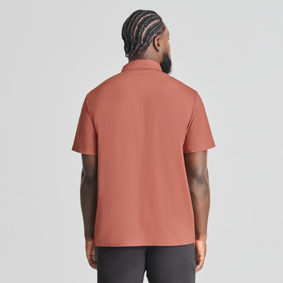 Loken - t-shirt polo rouge - homme
