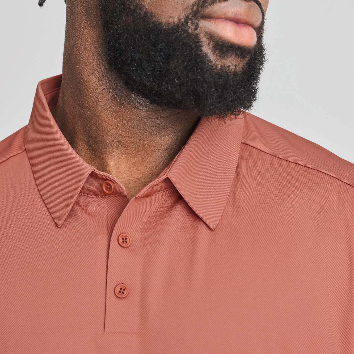 Loken - t-shirt polo rouge - homme
