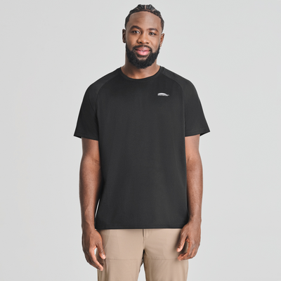 T-shirt sport Aventure de couleur noir pour homme