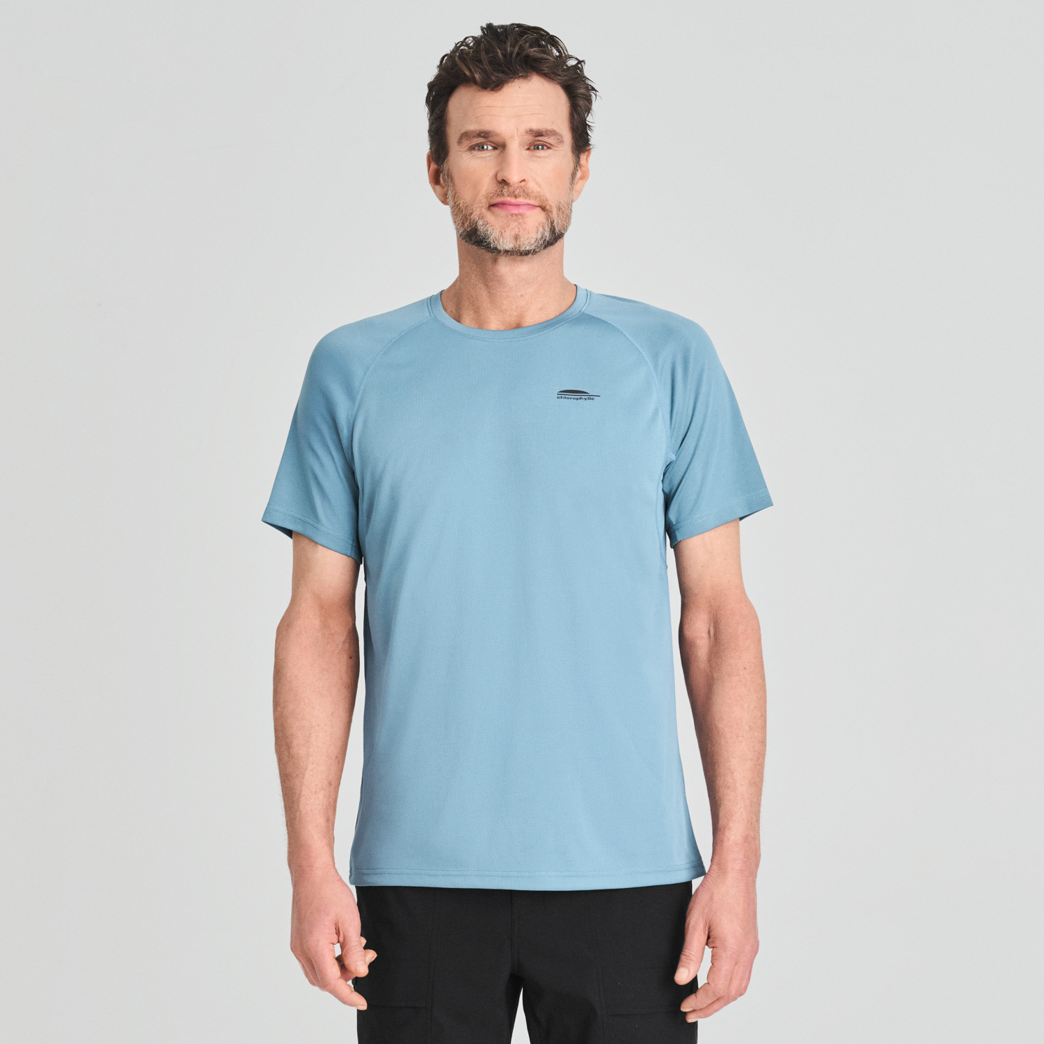 T-shirt sport Aventure de couleur bleu pour homme