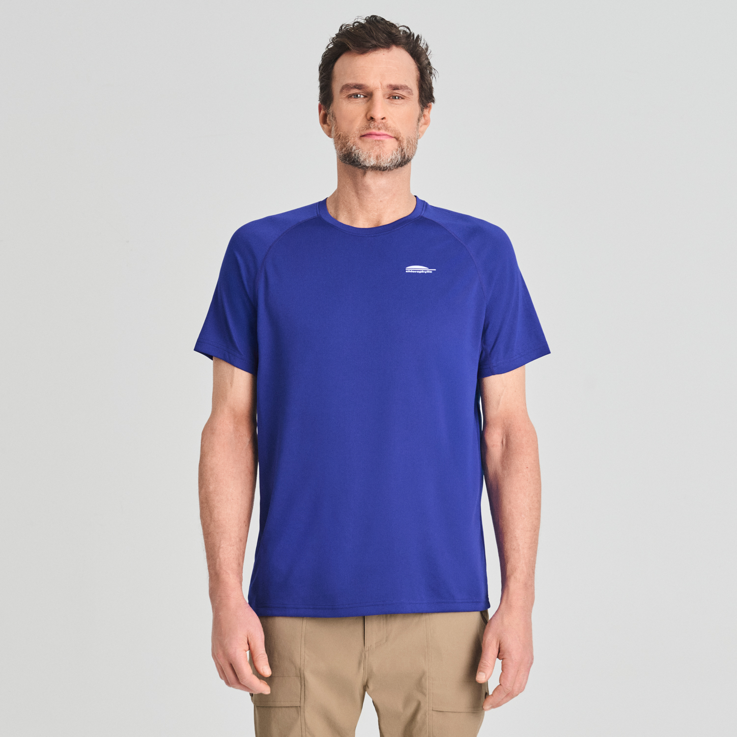 T-shirt sport Aventure de couleur bleu pour homme