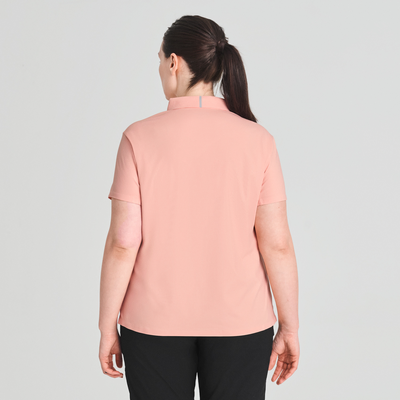 Avila - t-shirt polo rose pour femme
