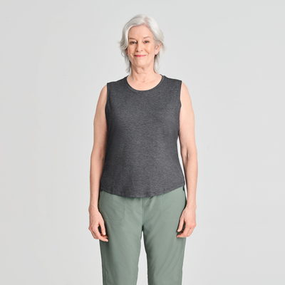 Massena - camisole respirante couleur noir pour femme