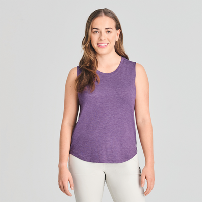 Massena - camisole respirante couleur violet pour femme
