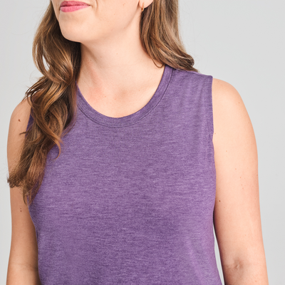 Massena - camisole respirante couleur violet pour femme