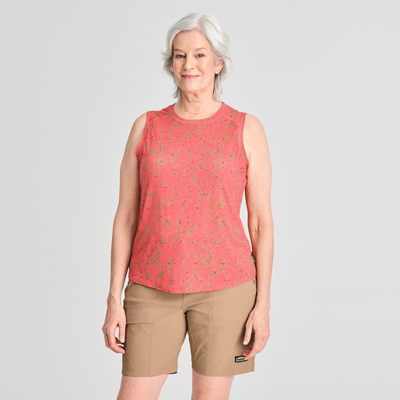 Littoral - camisole en bambou rose pour femme