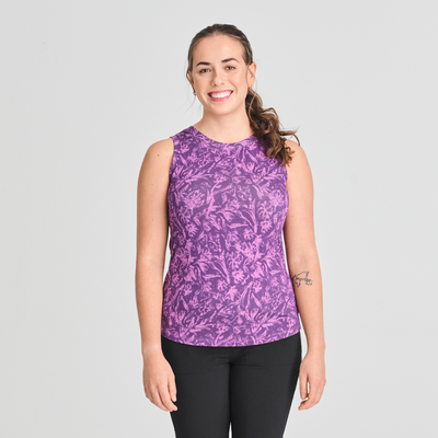 Littoral - camisole en bambou violet pour femme