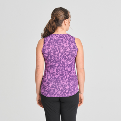 Littoral - camisole en bambou violet pour femme