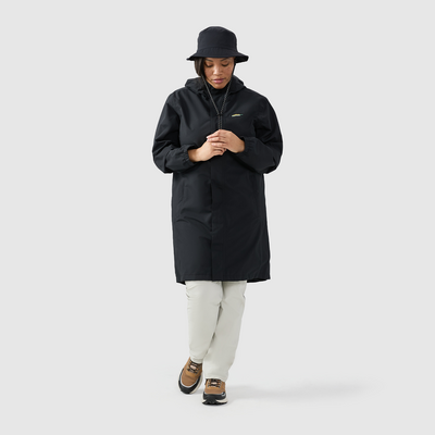 Témis - veste 3/4 imperméable couleur noir pour femme