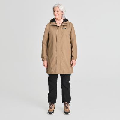Témis - veste 3/4 imperméable couleur beige pour femme