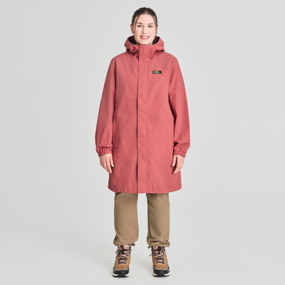 Témis - veste 3/4 imperméable couleur rose pour femme