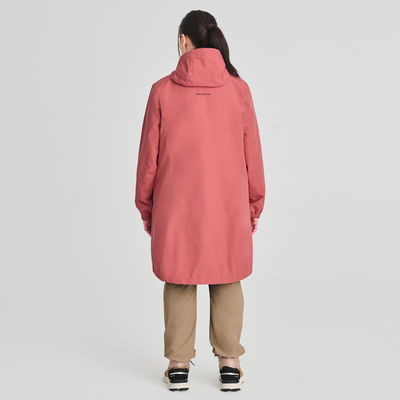 Témis - veste 3/4 imperméable couleur rose pour femme