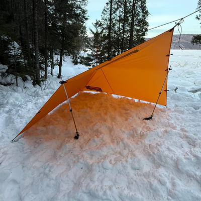 bâche compressible de camping