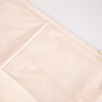 Veste sans manches unisexe avec plusieurs poches couleur beige