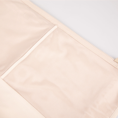 Veste sans manches unisexe avec plusieurs poches couleur beige