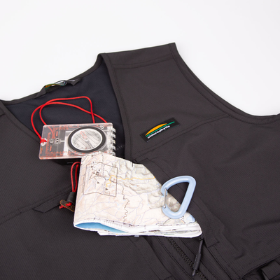 Veste sans manches unisexe avec plusieurs poches couleur Noir