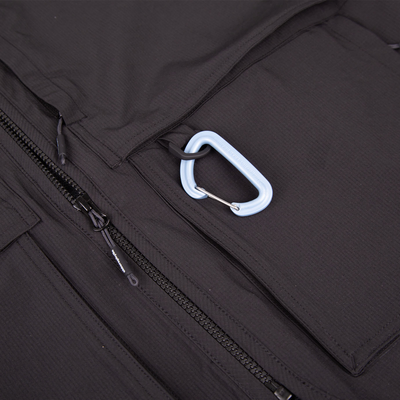 Veste sans manches unisexe avec plusieurs poches couleur Noir