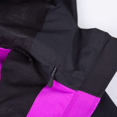 Témis vintage - veste courte imperméable mauve - femme