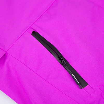 Témis vintage - veste courte imperméable mauve - femme