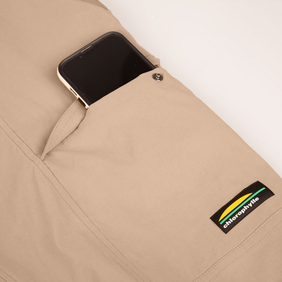 Trek - pantalon de randonnée couleur beige pour femme