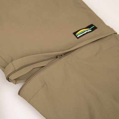 Trek - pantalon convertible couleur vert homme