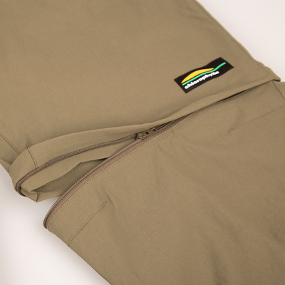 Trek - pantalon convertible couleur vert homme