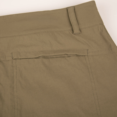 Trek - pantalon convertible couleur vert homme