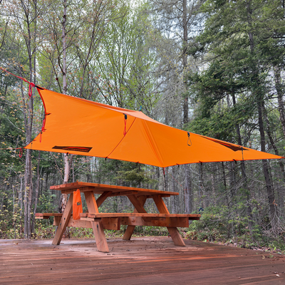 bâche compressible de camping