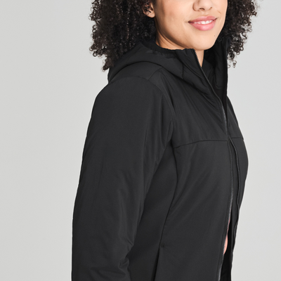 Veste légère isolée Synergie noire pour femme