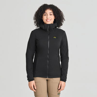 Veste légère isolée Synergie noire pour femme