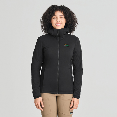 Veste légère isolée Synergie noire pour femme