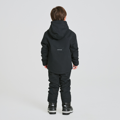Veste isolé imperméable noir pour enfant
