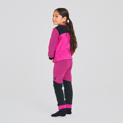 Yéti - ensemble thermal pour enfant couleur rose