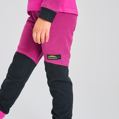 Yéti - ensemble thermal pour enfant couleur rose