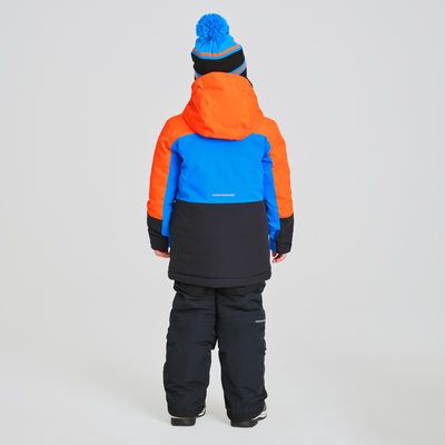 Habit de neige 2 pièces pour enfant couleur bleu et orange