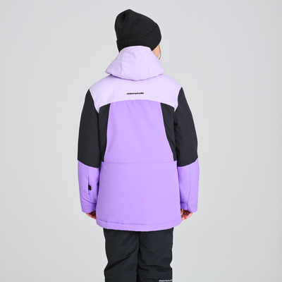 Manteau d'hiver pour fille couleur mauve