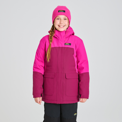 Manteau d'hiver pour fille couleur violet