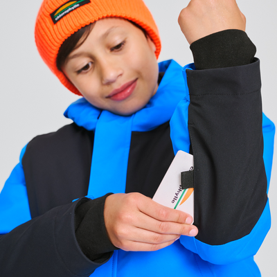 Manteau d'hiver pour garçon couleur bleu