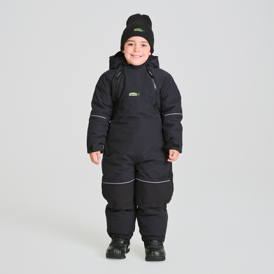 habit de neige 1 pièce pour enfant couleur noir