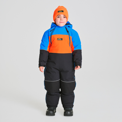 habit de neige 1 pièce pour enfant couleur bleu