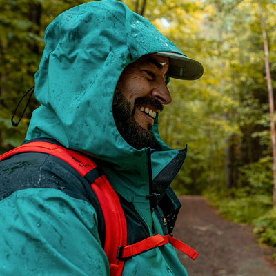 Baffin - coquille imper-respirante couleur verte pour homme