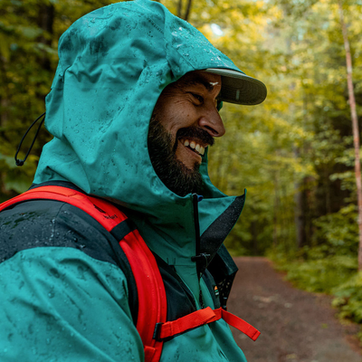 Baffin - coquille imper-respirante couleur verte pour homme