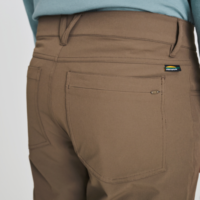 Tahoe - pantalon extensible couleur brun pour homme