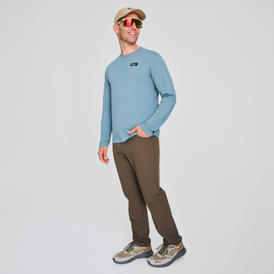 Tahoe - pantalon extensible couleur brun pour homme