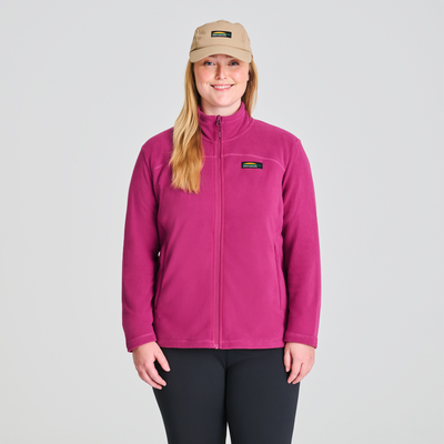 Nilas - veste en polaire couleur rose pour femme