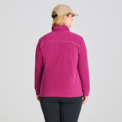 Nilas - veste en polaire couleur rose pour femme