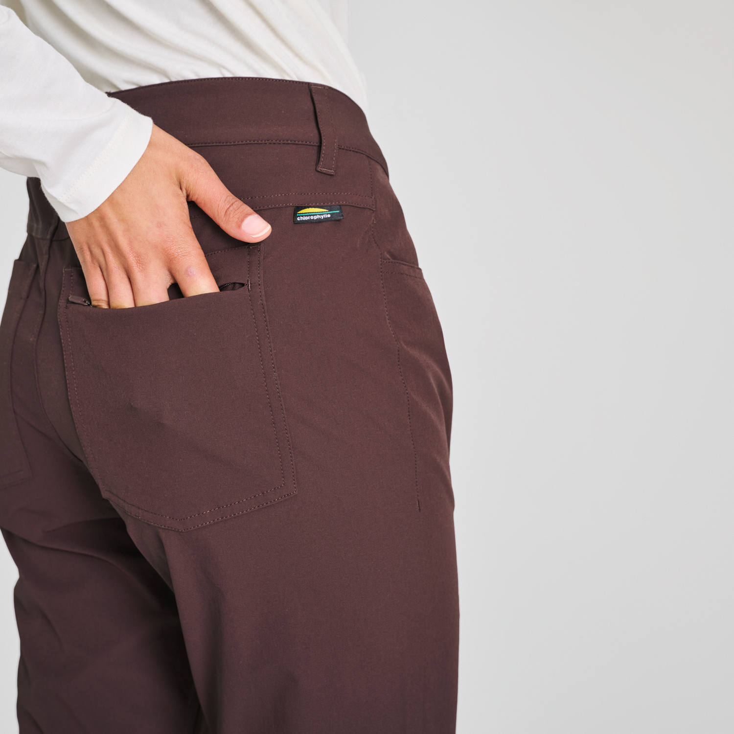 Tahoe - pantalon extensible couleur rouge pour femme