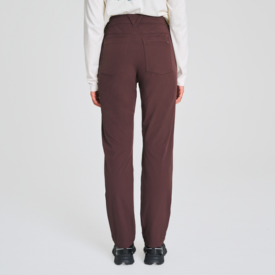 Tahoe - pantalon extensible couleur rouge pour femme