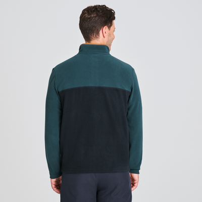 Nilas - chandail en polaire pour homme couleur vert et noir
