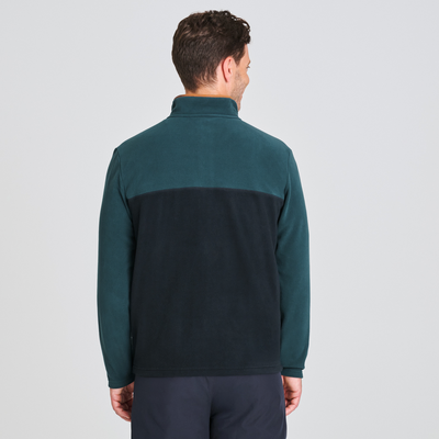 Nilas - chandail en polaire pour homme couleur vert et noir